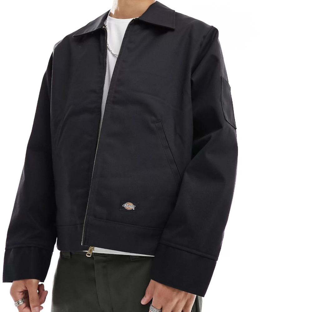 Dickies Men’s Lined Eisenhower Black Jacket